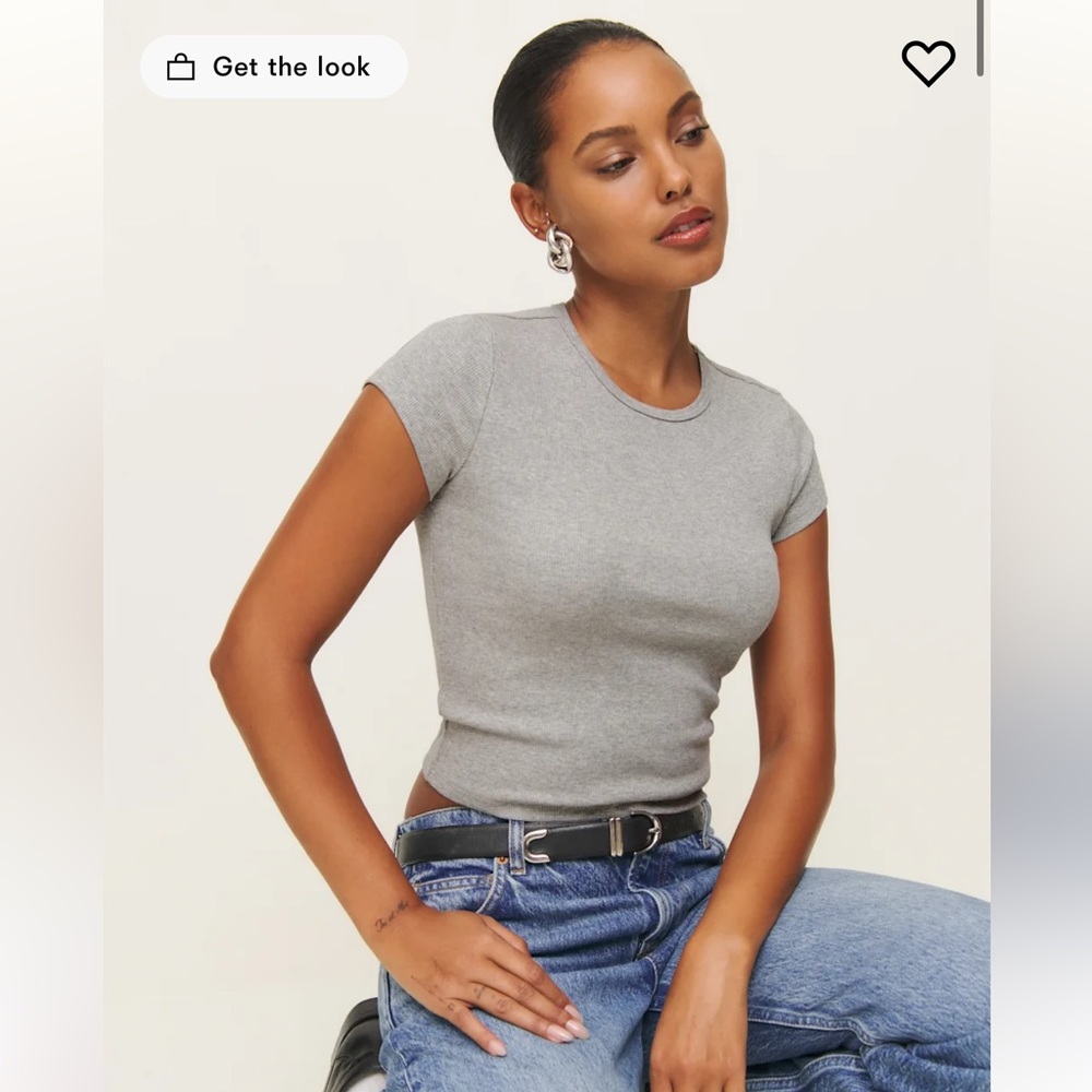 Reformation Muse Tee (White) - Picture 2 of 4
